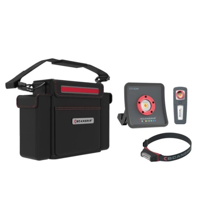 Scangrip Essential Kit (49.0220) - Renk Eşleştirme ve Detailing Sektörü İçin Çantalı 3'lü Set