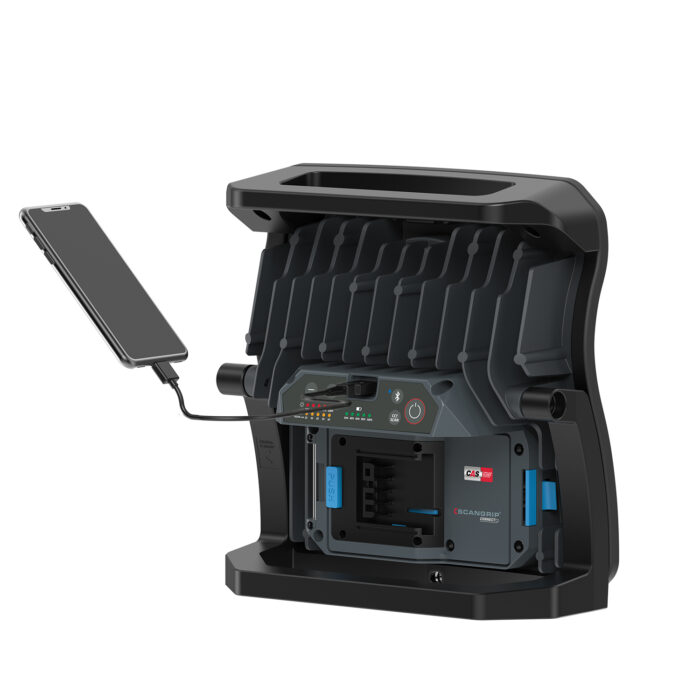 Scangrip Multimatch 8 Connect - 18V/20V Bataryalar ile Uyumlu CCT SCAN-CRI+ LED Çalışma Lambası - Görsel 4