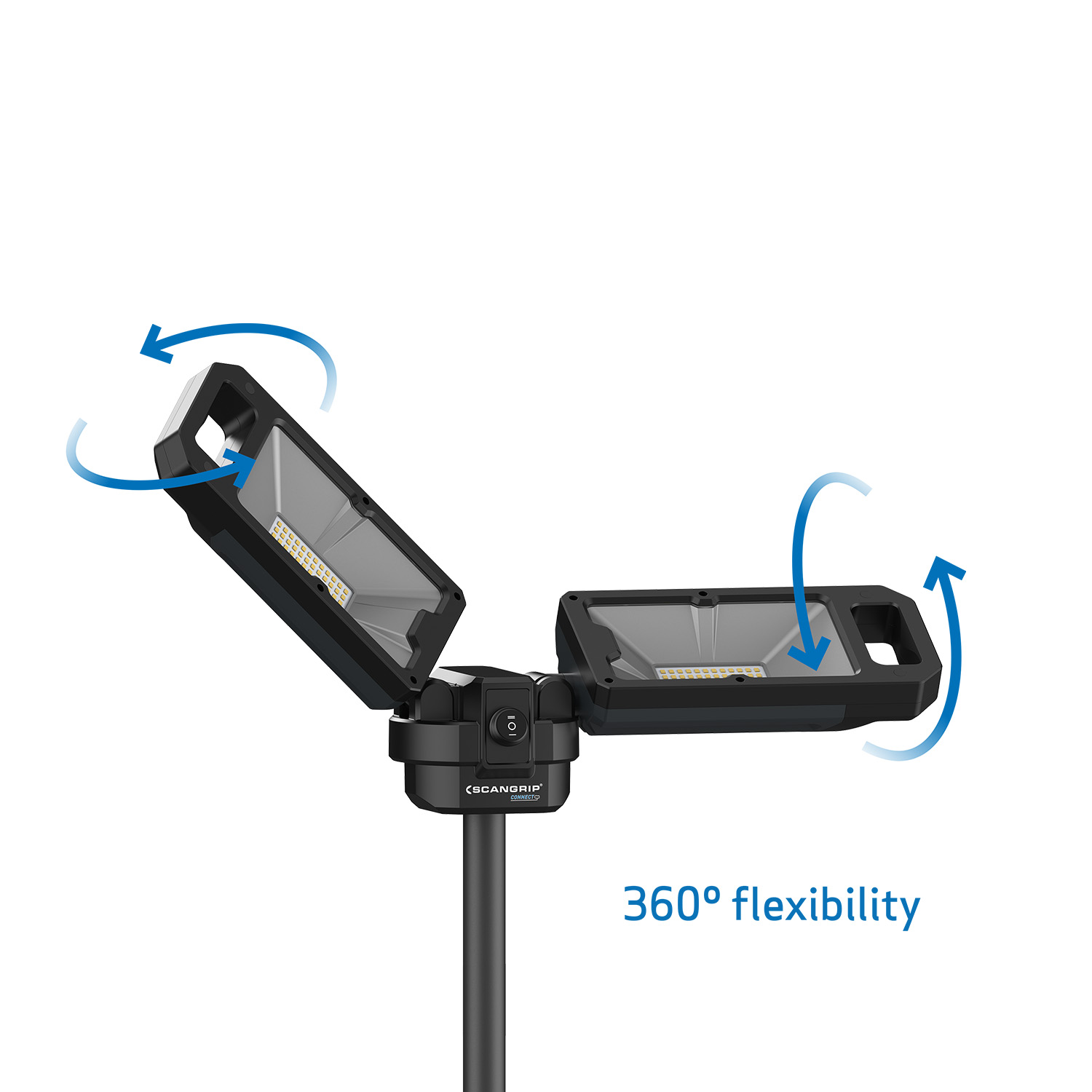 Scangrip Tower 5 Connect (03.6105C) - 5000 Lümen Entegre Tripodlu Çalışma Lambası - Görsel 5
