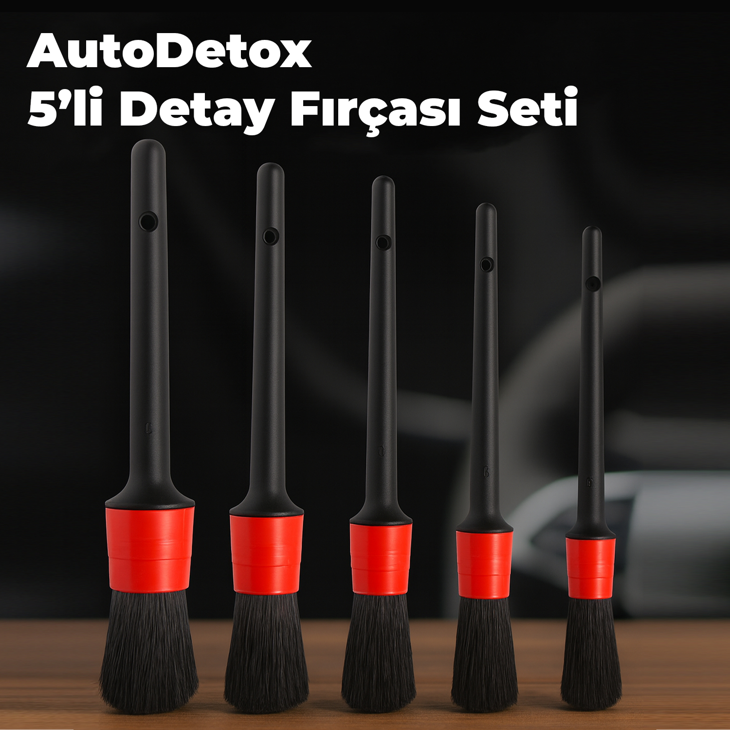 AutoDetox 5'li Detay Fırçası Seti