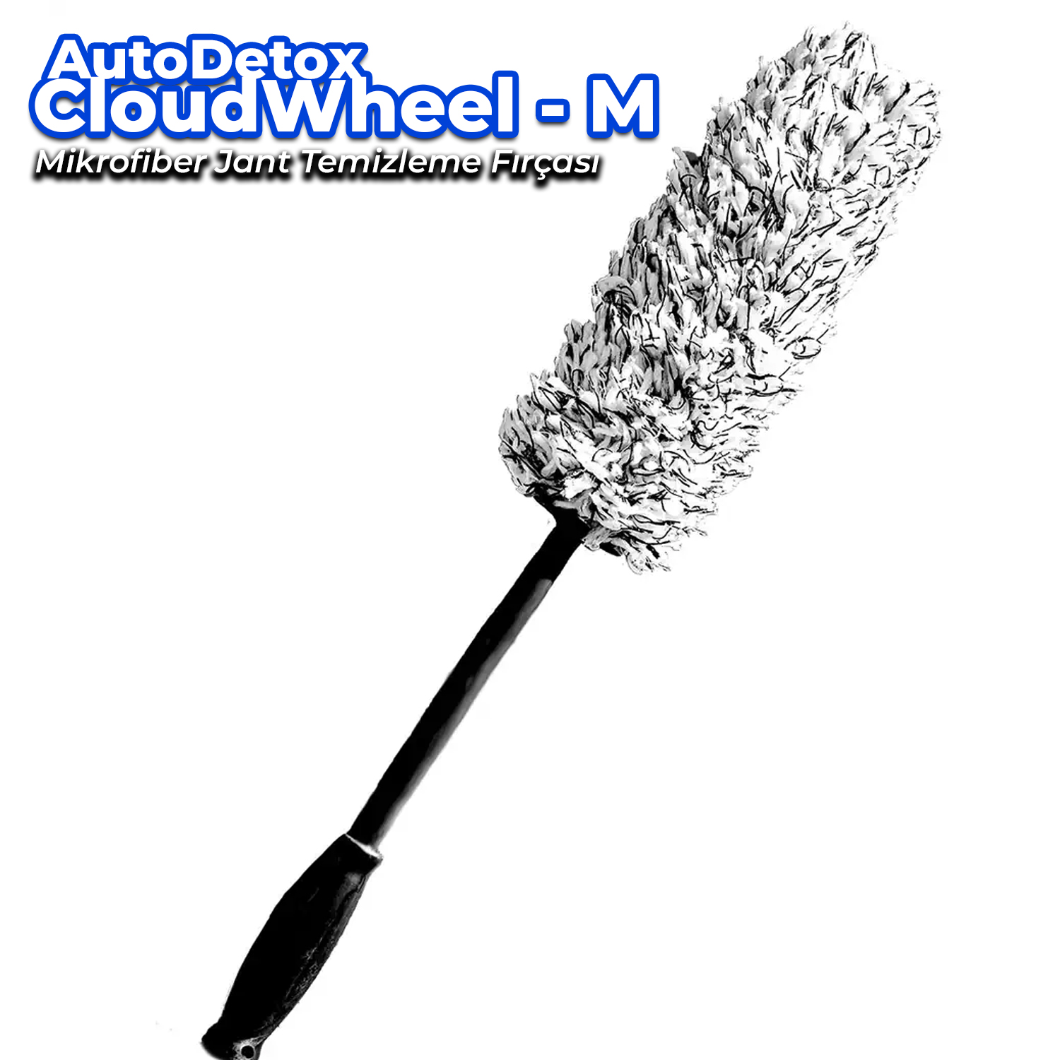AutoDetox CloudWheel - Medium - Mikrofiber Jant Temizleme Fırçası - Görsel 2