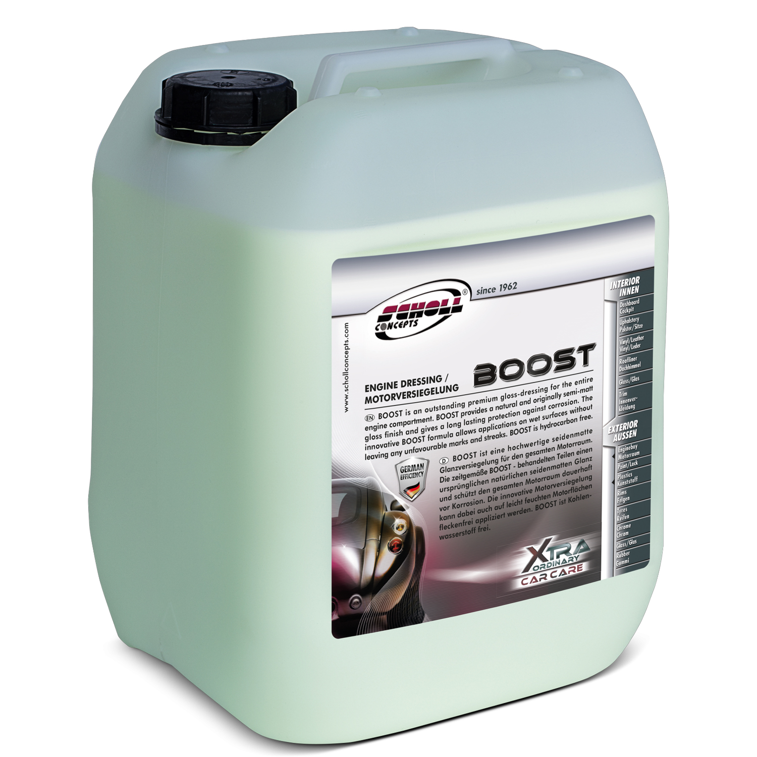 Scholl Concepts BOOST Engine Dressing – Motor Bölgesi Parlatıcı ve Koruyucu 10 LİTRE - Görsel 3