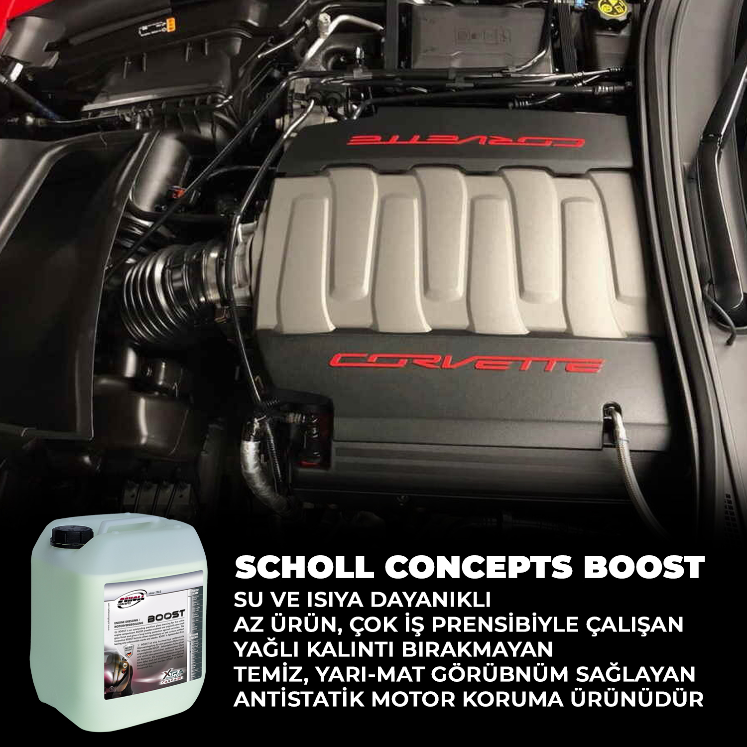 Scholl Concepts BOOST Engine Dressing – Motor Bölgesi Parlatıcı ve Koruyucu 10 LİTRE - Görsel 4
