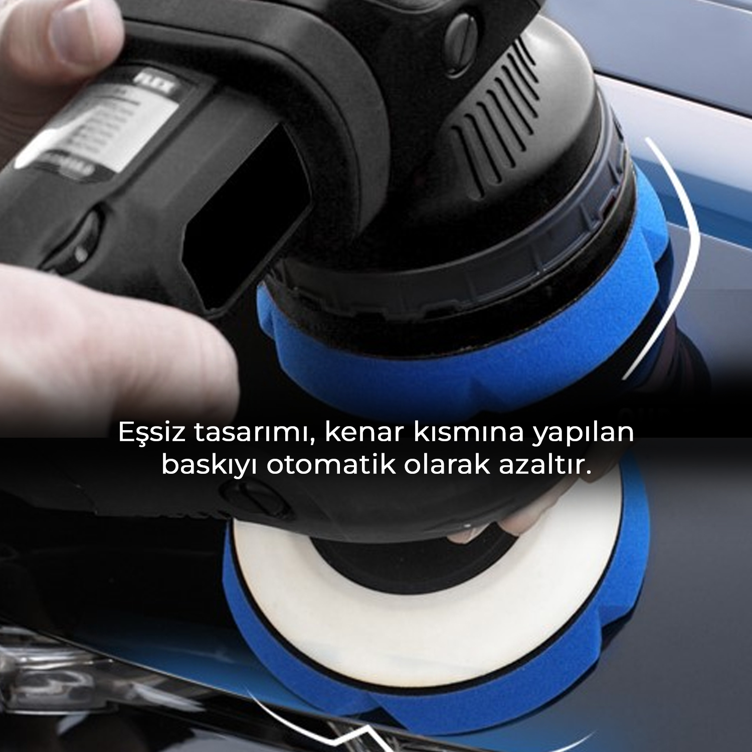 Scholl Concepts NINJA Hare Giderici Polisaj Pedi Mavi 140/25 mm - Görsel 2