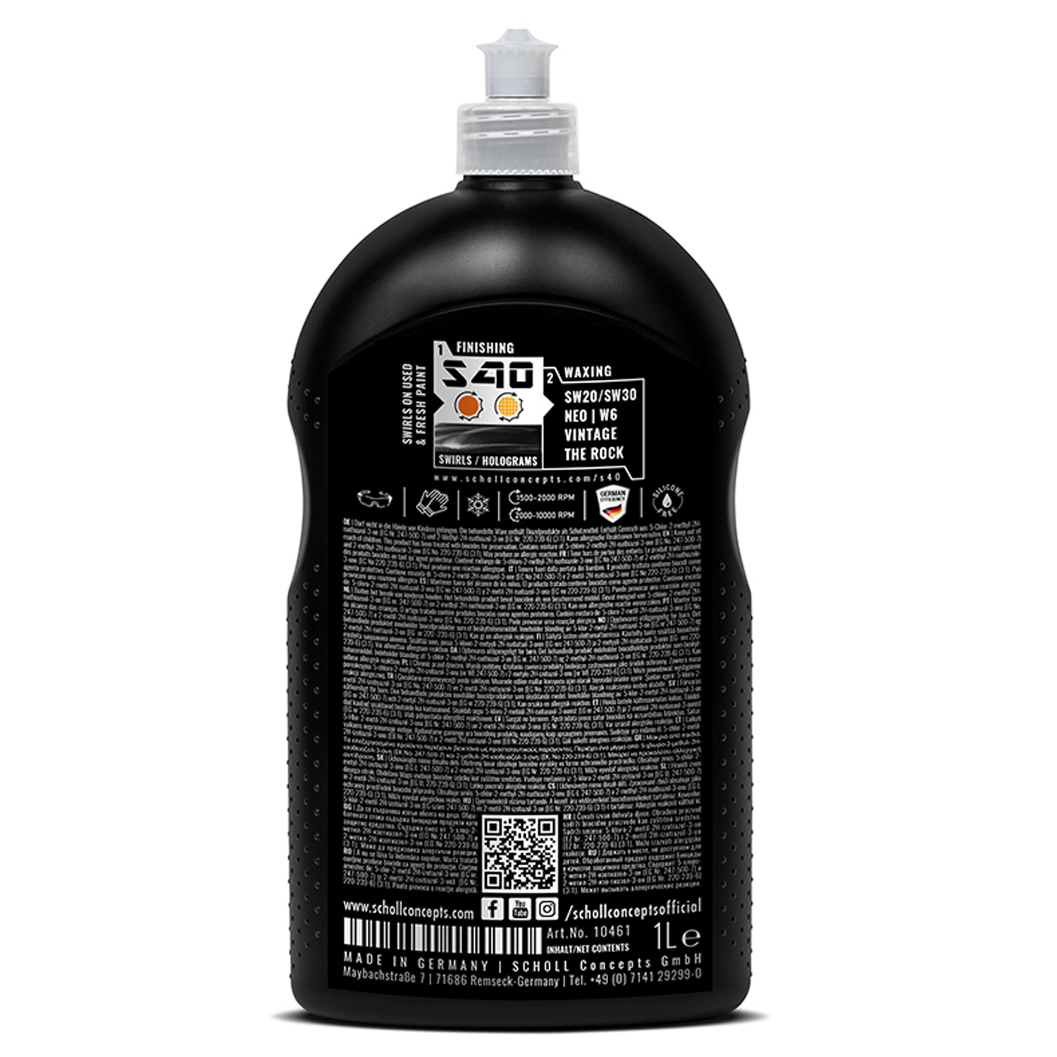 Scholl Concepts S40 Anti-Swirl Compound - Hare Giderici 1Lt. - Görsel 2