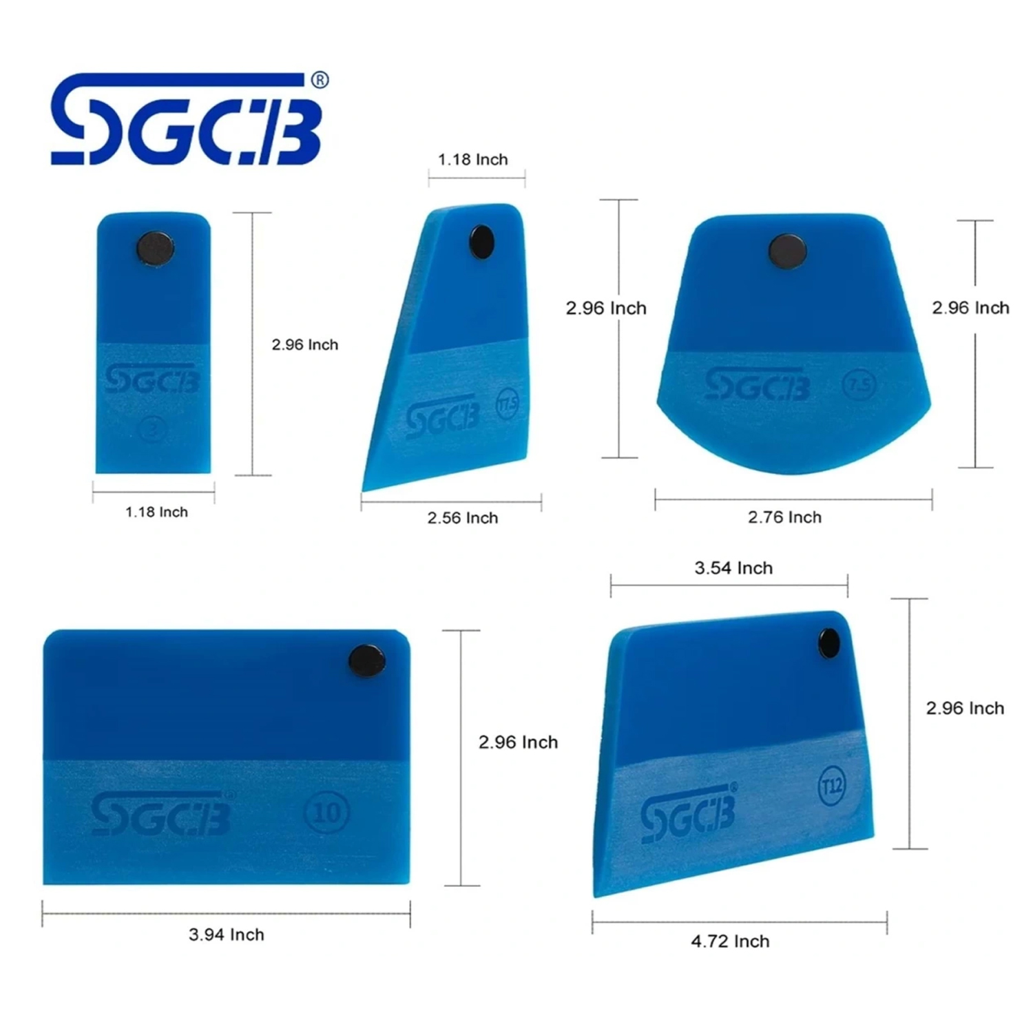 SGCB Detailing Lab - 5'li Mıknatıslı Ragle Seti - Görsel 3