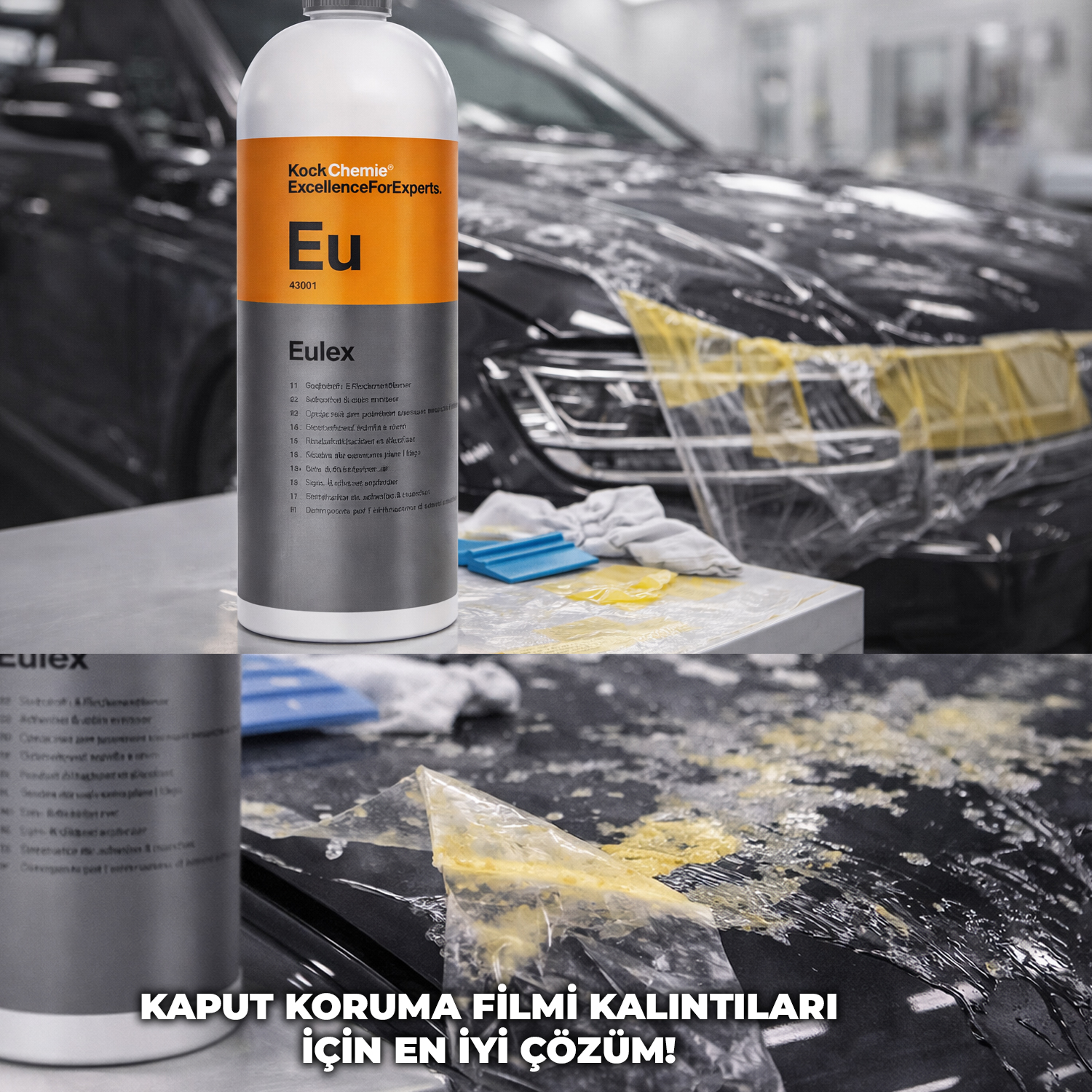 Koch Chemie EULEX (EU) 1 Litre – Yapışkan, Zift ve Reçine Temizleyici, Profesyonel Solvent Bazlı Leke Çözücü - Görsel 2