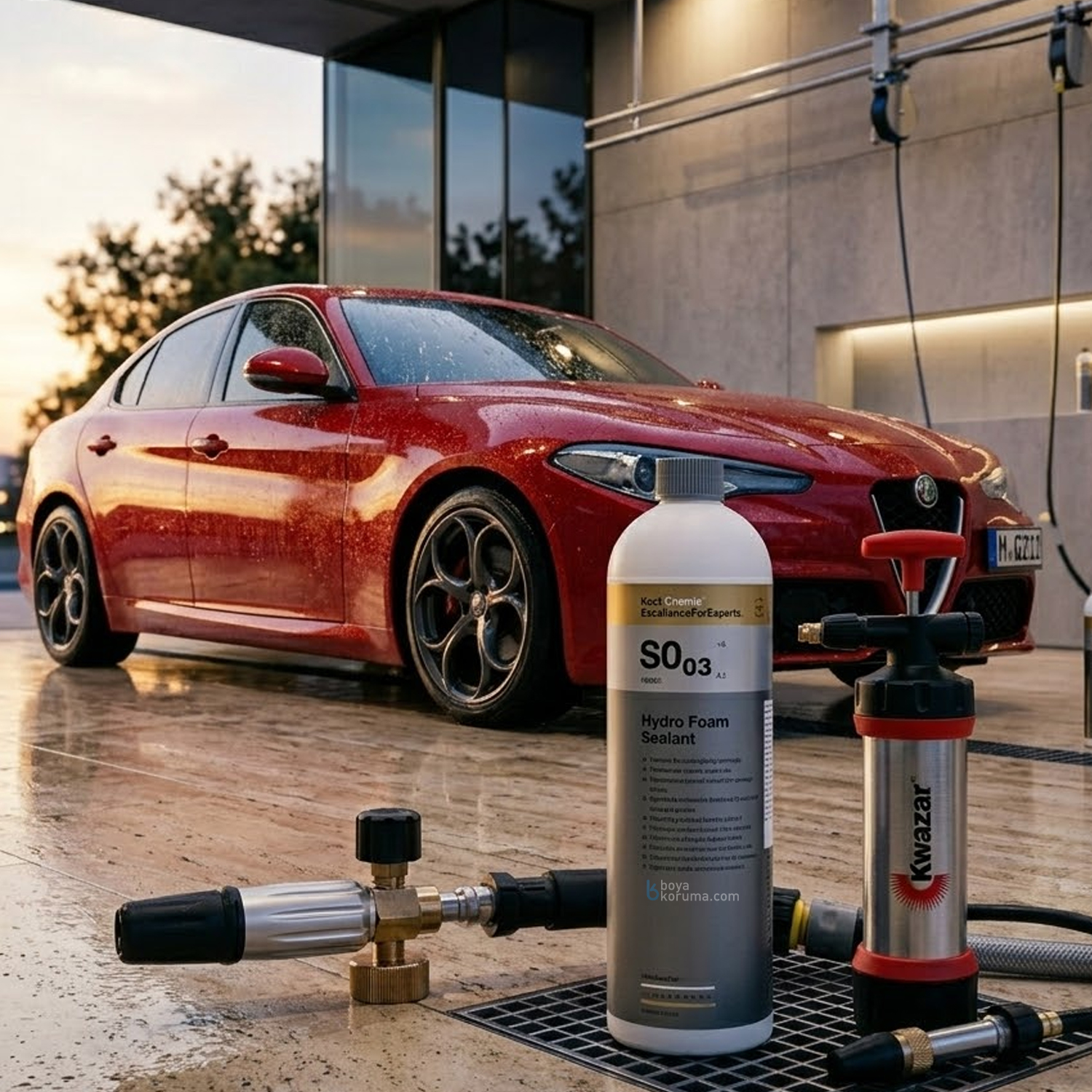 Koch Chemie S0.03 Hydro Foam Sealant 1 Litre – Islakken Uygulanan Boya Koruma - Görsel 3