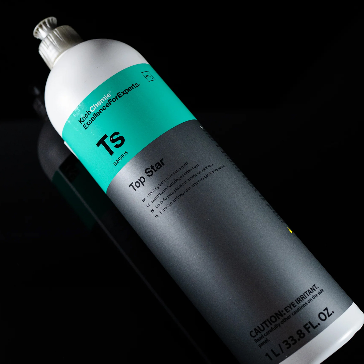 Koch Chemie TopStar (TS) 1 Litre – Plastik, Vinil ve Kauçuk Koruyucu, İpeksi Mat Görünüm - Görsel 4