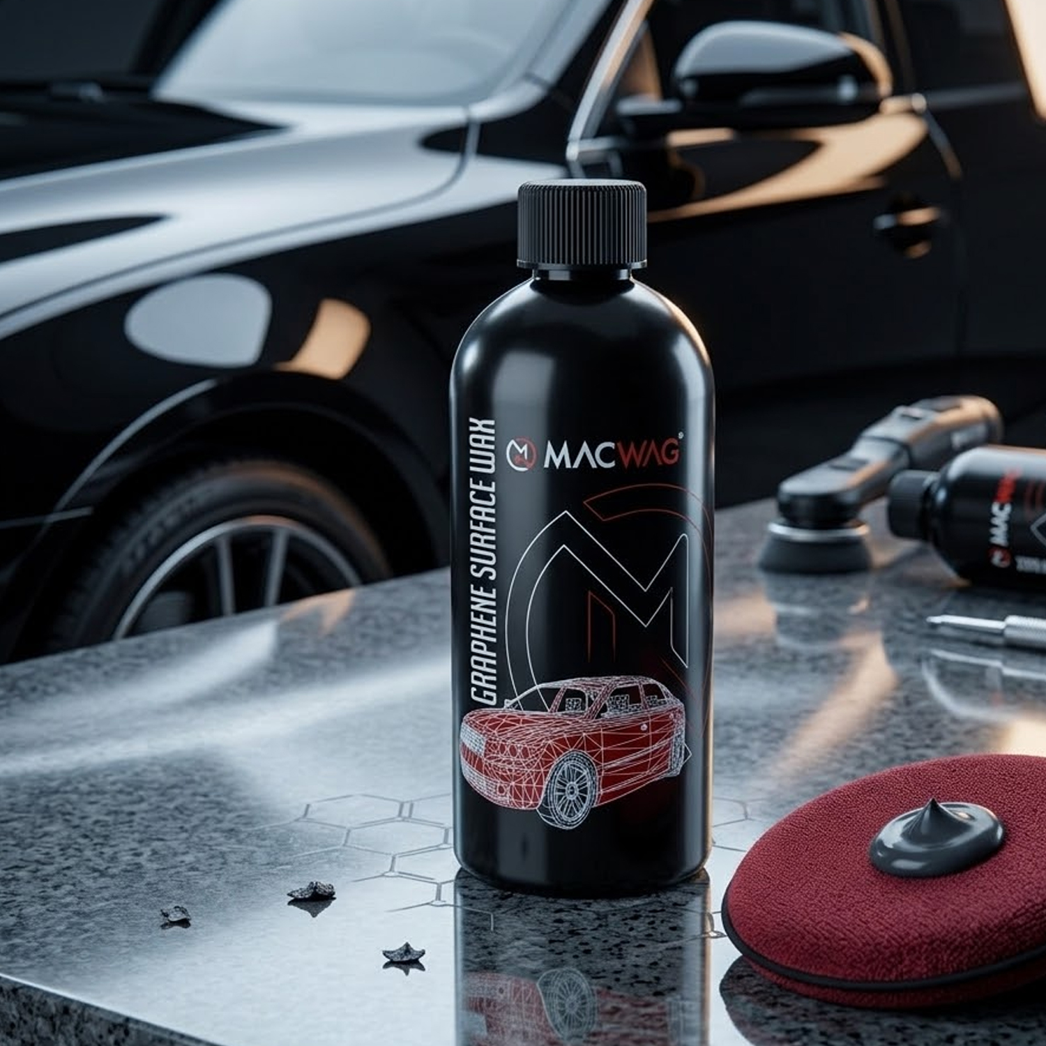 MacWag Graphene Surface Wax 500 ml – Graphene Teknolojili Likit Wax, Boya Koruma ve Yüksek Parlaklık - Görsel 3