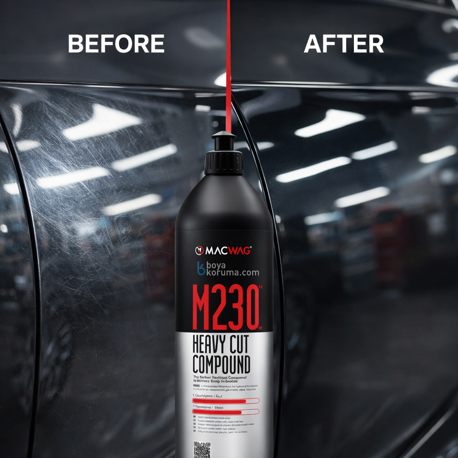 MacWag M.230 Heavy Cut Compound 1 Litre – Ağır Aşındırıcı Pasta - Görsel 3