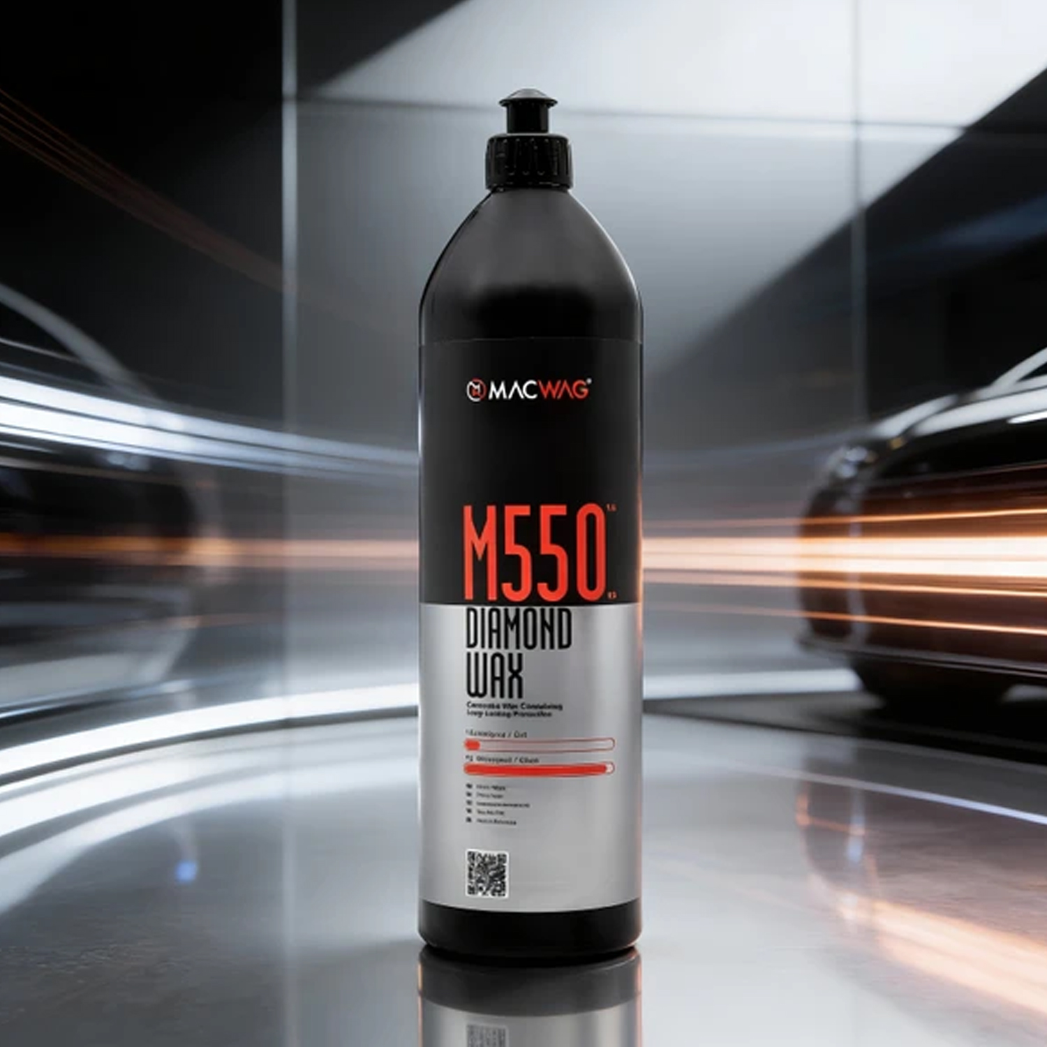 MacWag M550 Diamond Wax 1 Litre – Carnauba Bazlı Boya Koruma, Yüksek Parlaklık ve Hidrofobik Wax - Görsel 3