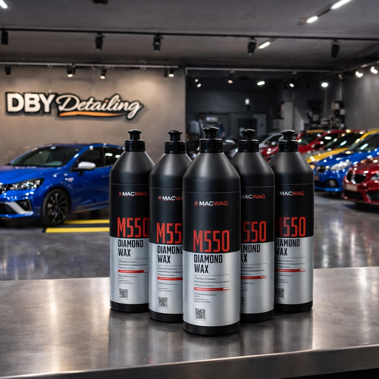 MacWag M550 Diamond Wax 1 Litre – Carnauba Bazlı Boya Koruma, Yüksek Parlaklık ve Hidrofobik Wax - Görsel 2