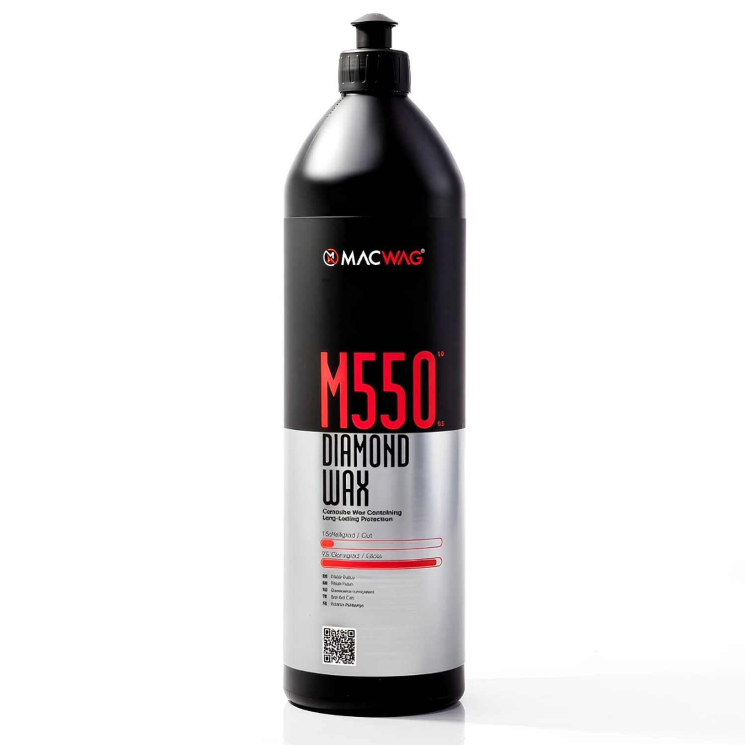MacWag M550 Diamond Wax 1 Litre – Carnauba Bazlı Boya Koruma, Yüksek Parlaklık ve Hidrofobik Wax - Görsel 4
